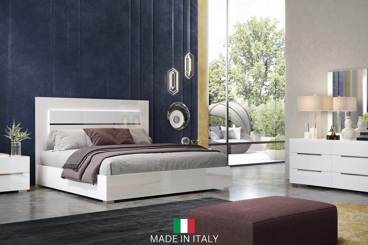 Premium White LED Panel Bedroom Set - Image 1