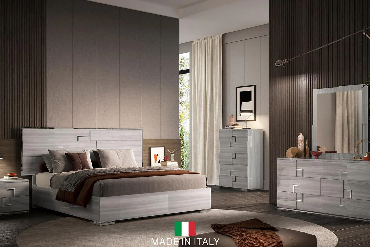 Infinity Gray Panel Bedroom Set - Image 1