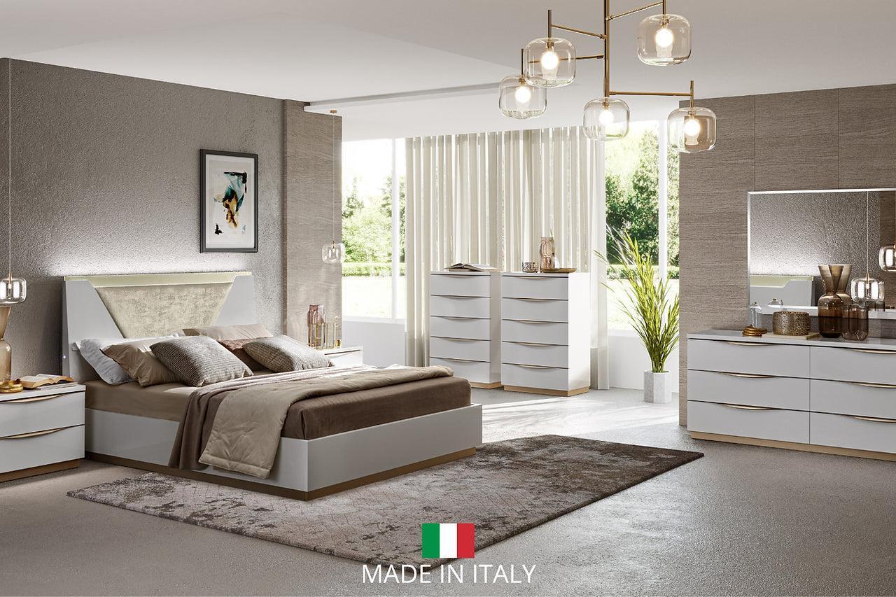 Kharma White Gold 5-Drawers Chest - Image 2