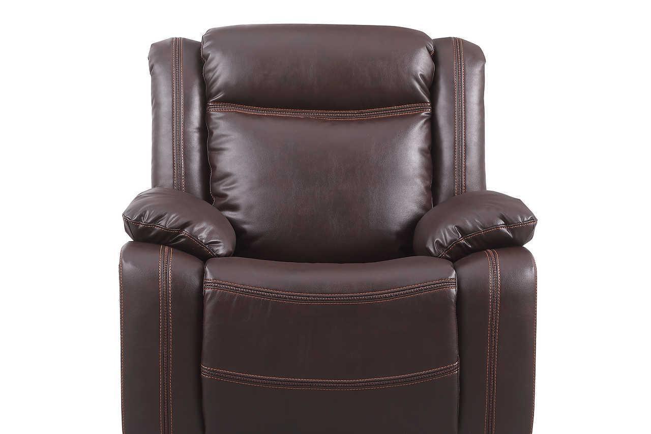 Daniela Brown Swivel Rocker Recliner - Image 3