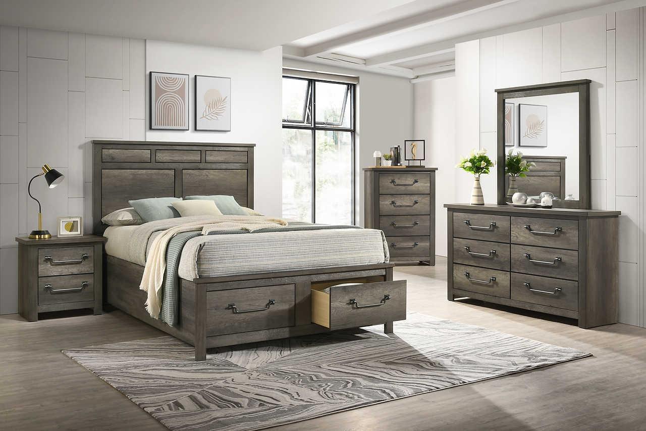 Amelia Brown Storage Platform Bedroom Set - Image 1