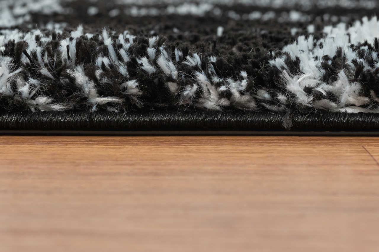 Comfy Shag Black Area Rug - Image 3