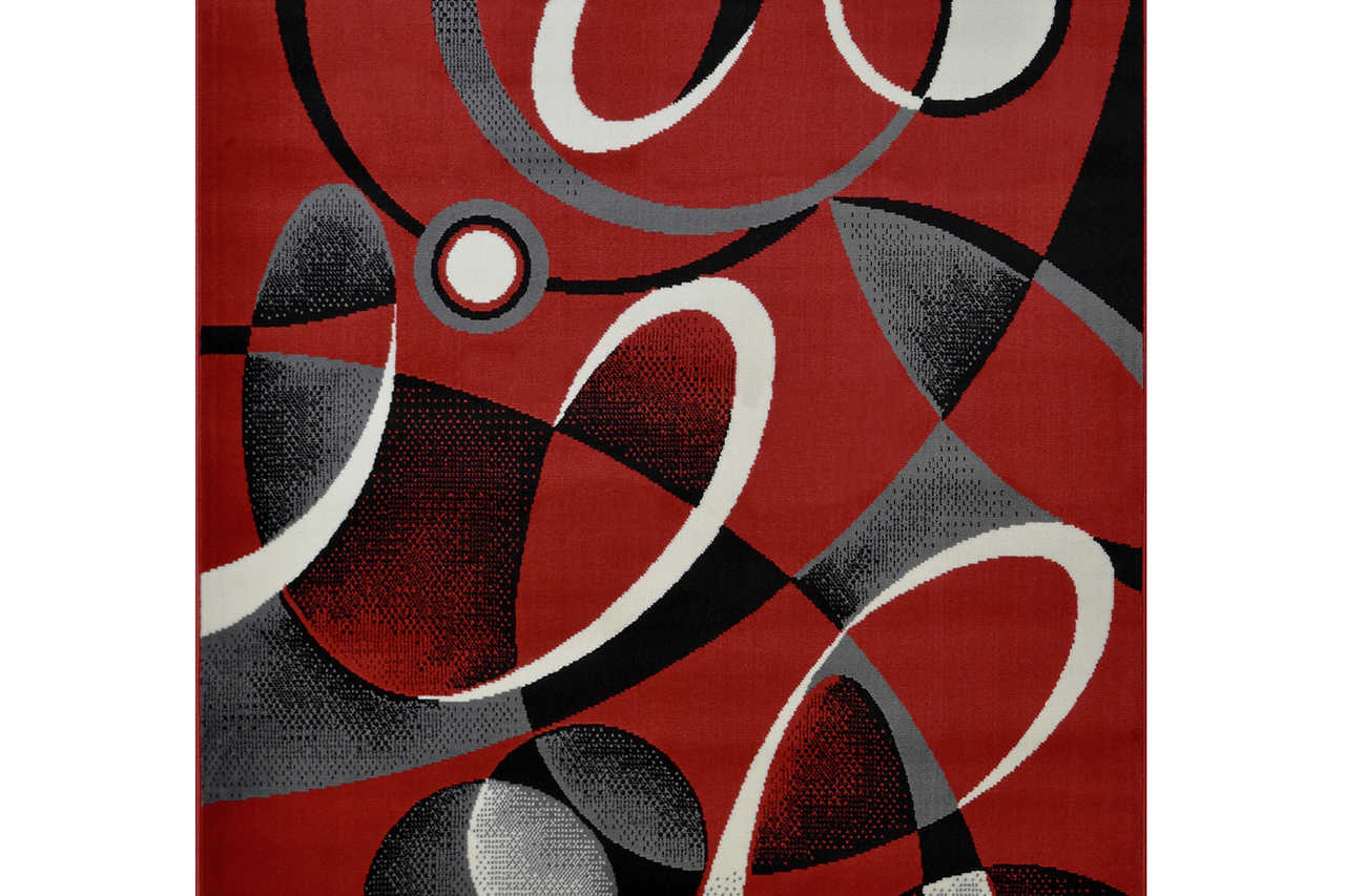 Contempo 45 Red Area Rug - Image 1