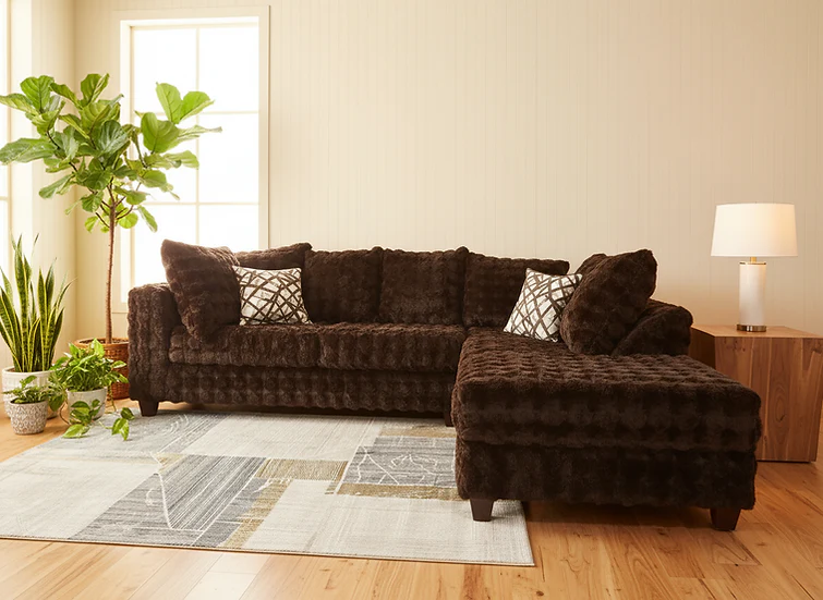 Mamba Chocolate Sectional - Image 1
