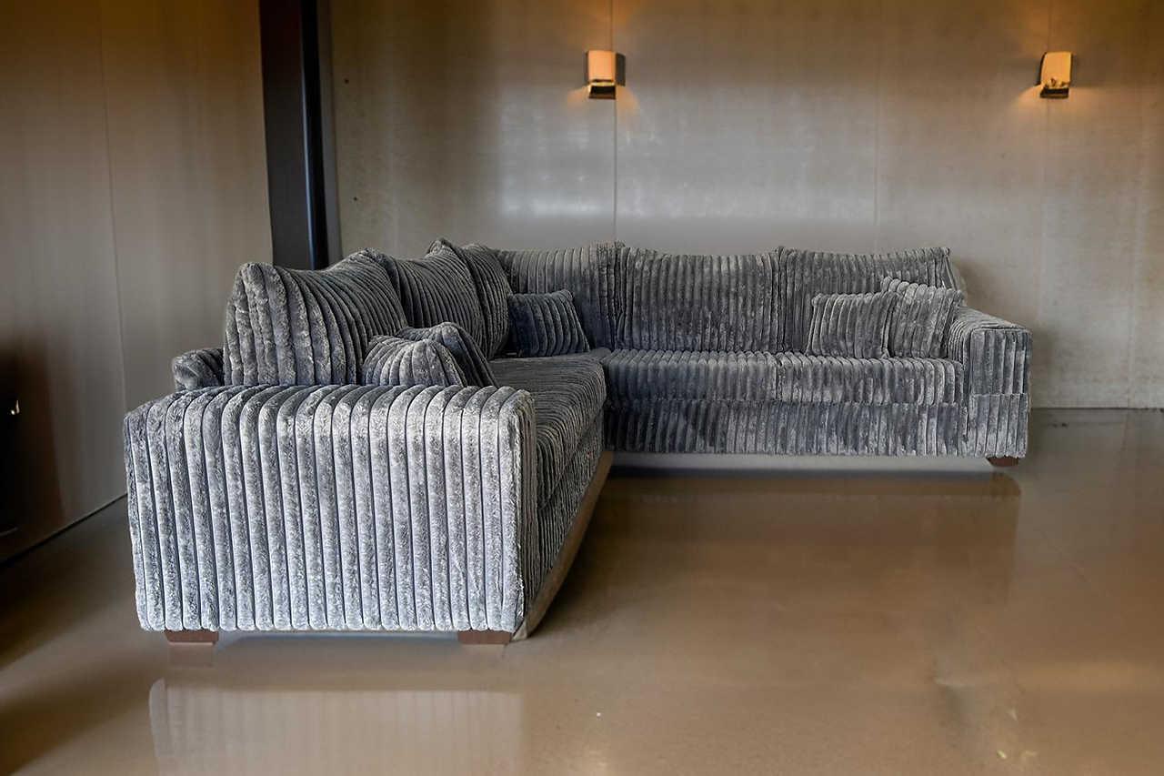 Noah Gray Corduroy Sectional - Image 3