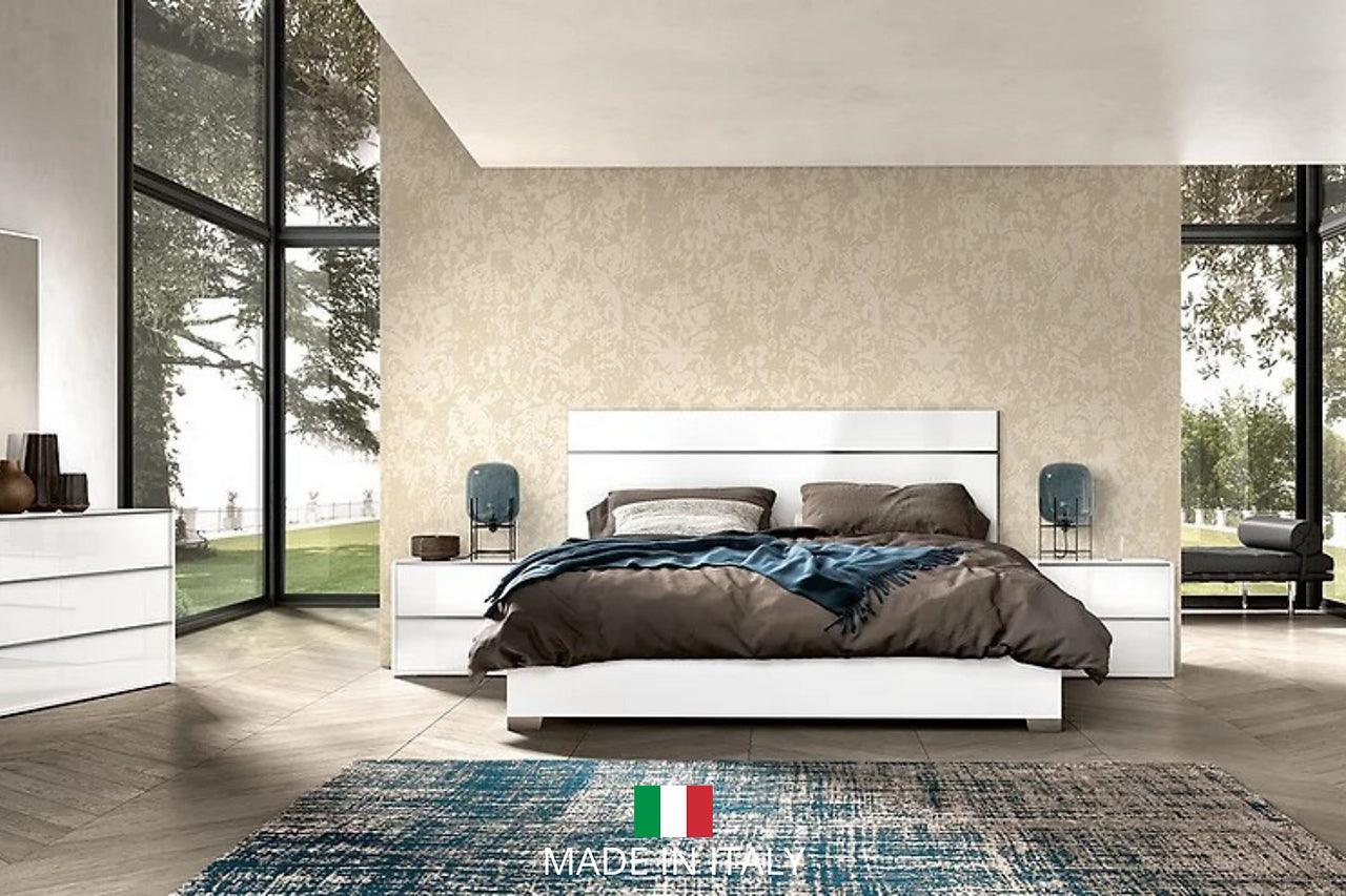 Luna White Panel Bedroom Set - Image 3