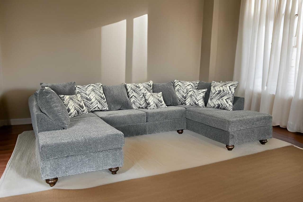 Zander Gray Sectional - Image 1