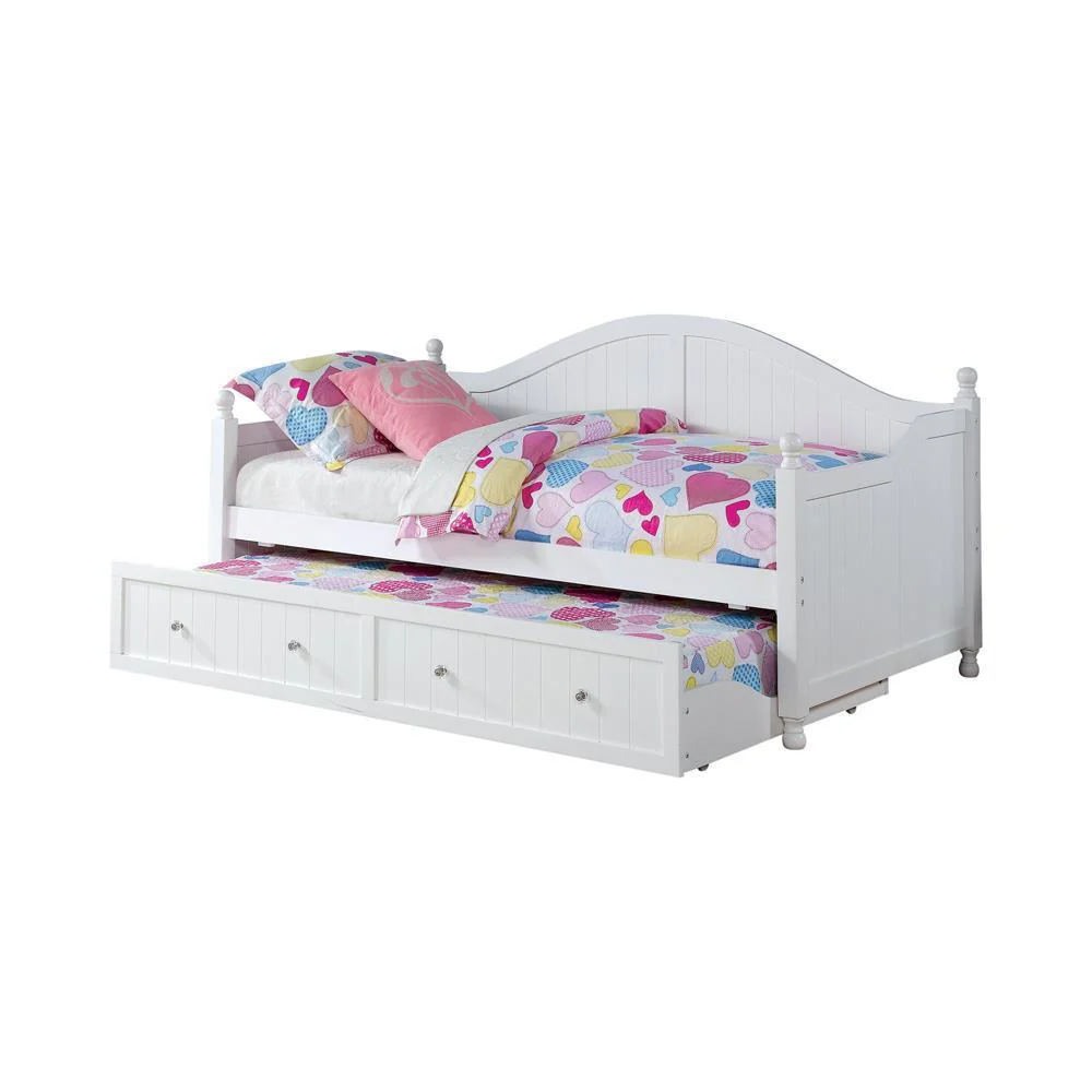 Julie Ann Twin Daybed With Trundle White - Image 2