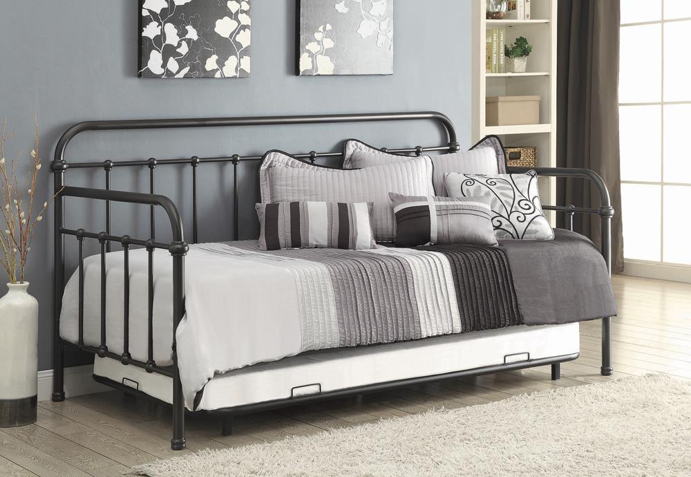 Livingston Daybed With Trundle Dark Bronze