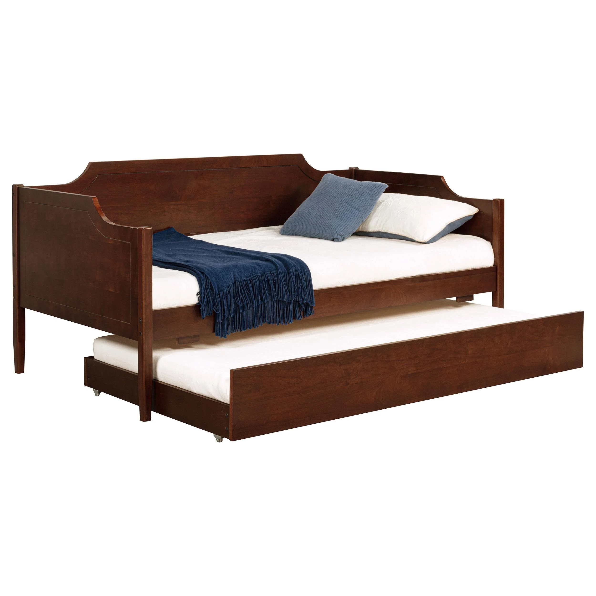 Redding Wood Twin Daybed With Trundle Cherry - Image 3
