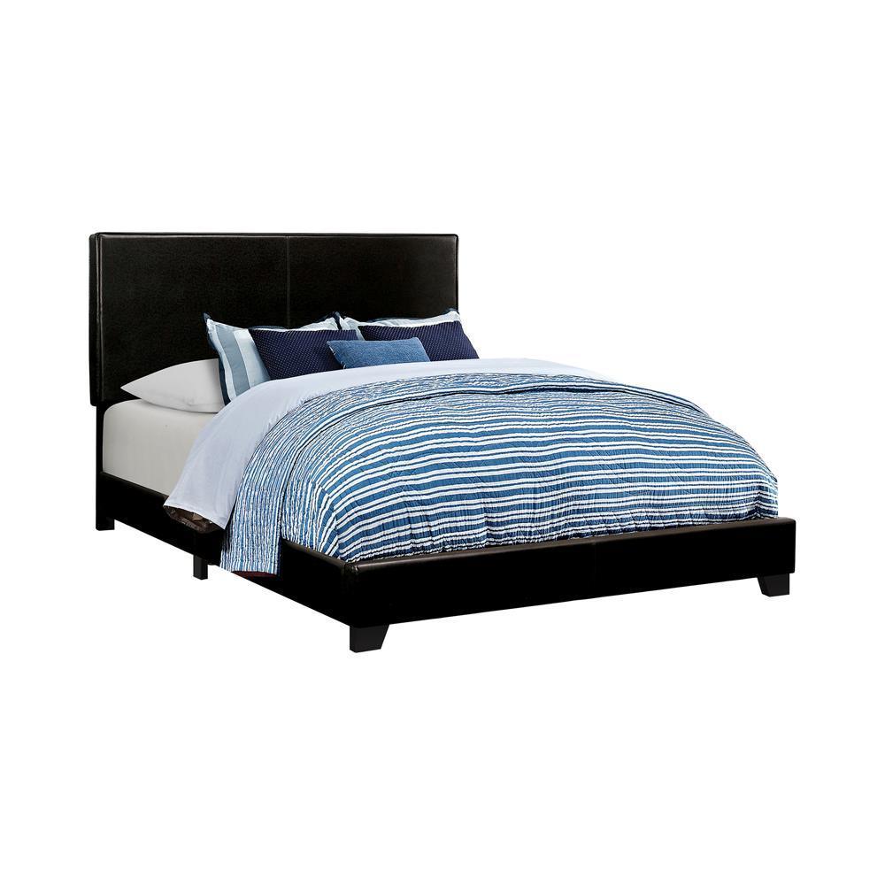 Dorian Upholstered King Bed Black - Image 1
