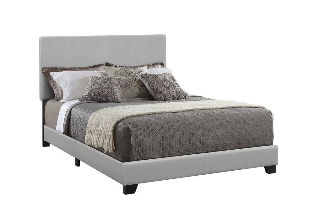 Dorian Upholstered Queen Bed Grey - Image 2