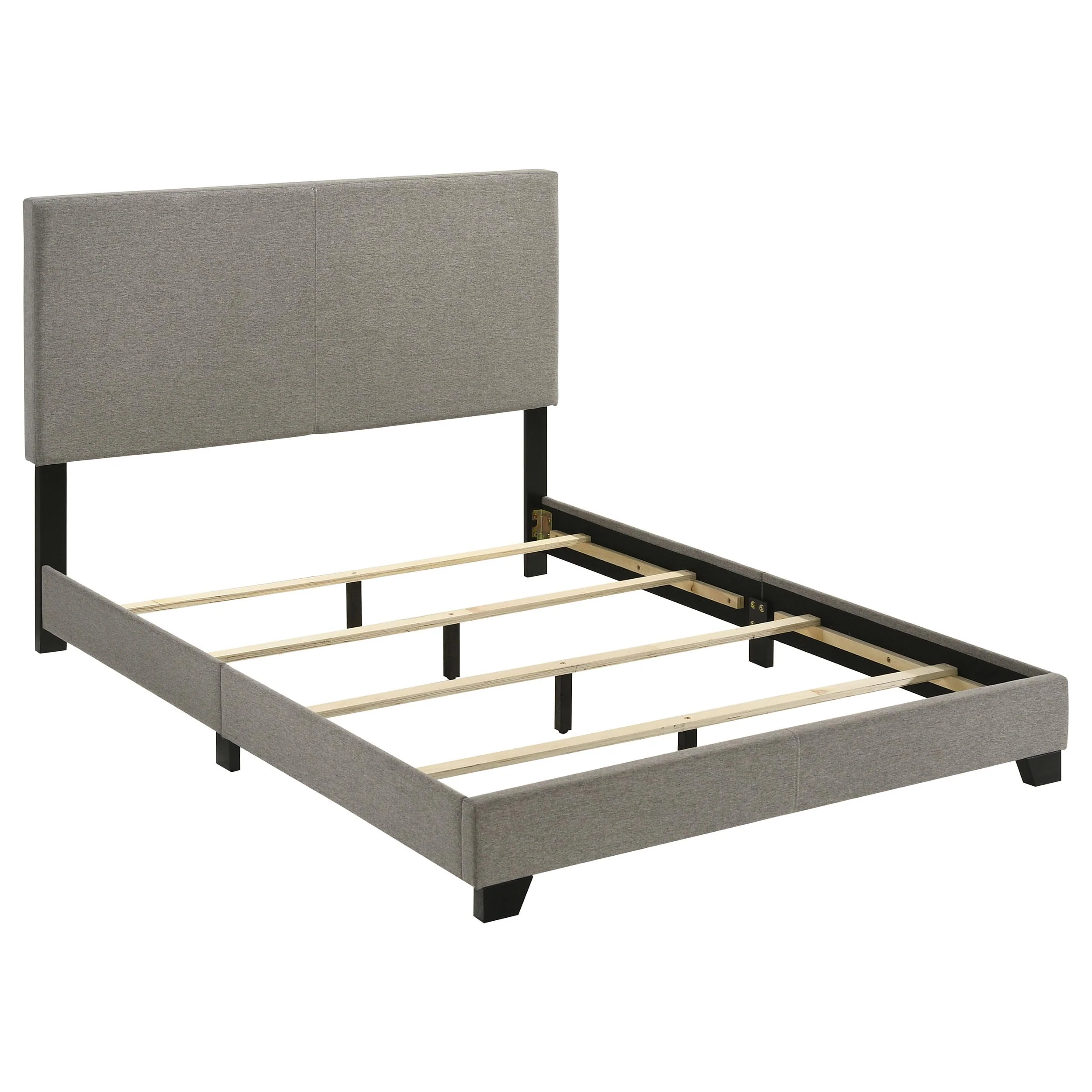 Dorian Fabric Upholstered Full Panel Bed Taupe - Image 2