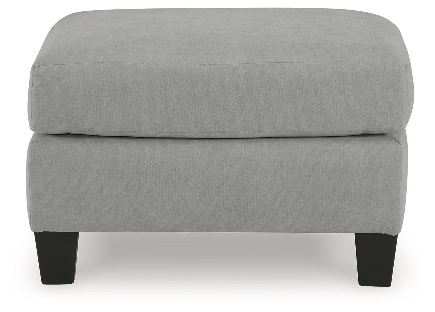 Adlai Shadow Chenille Ottoman - Image 3