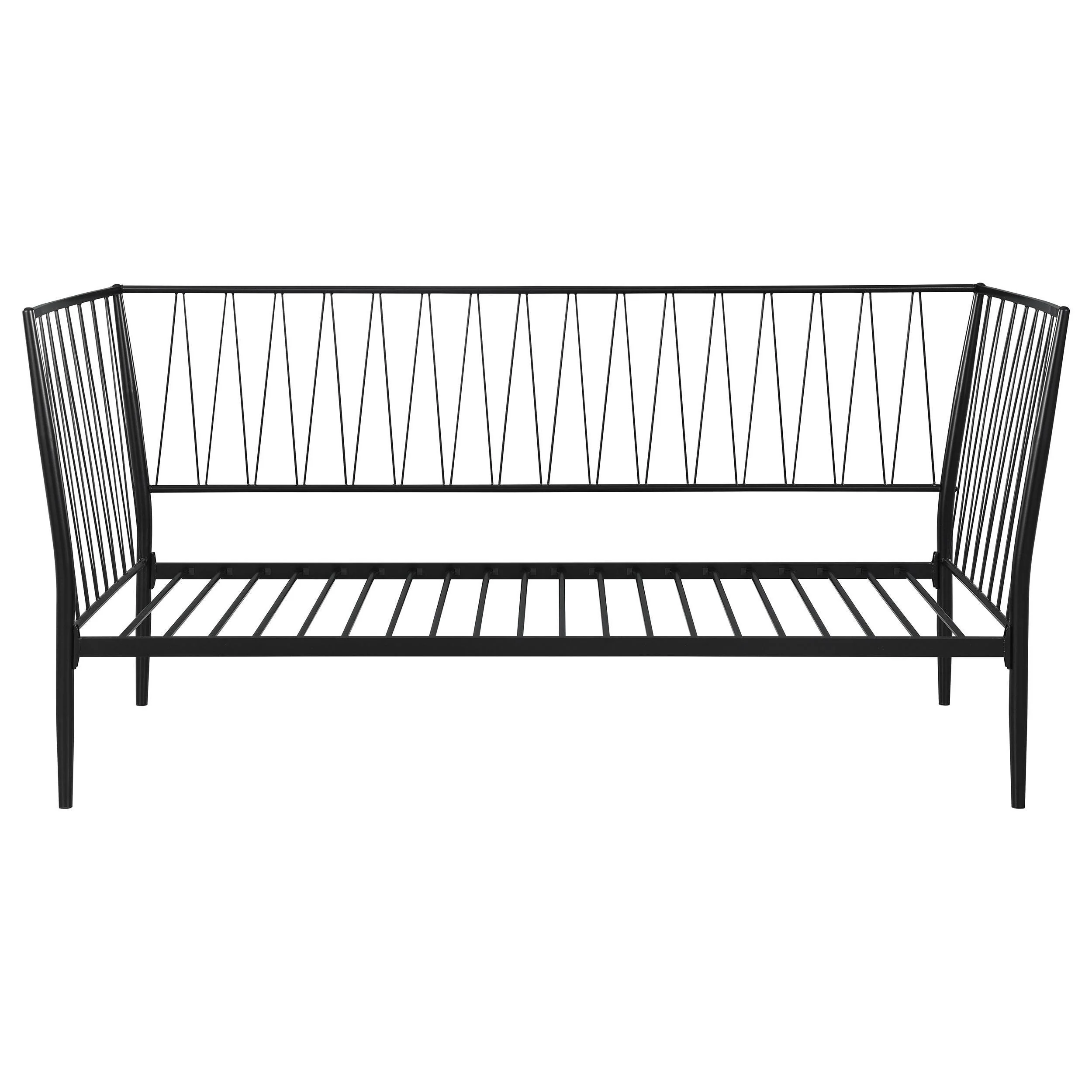 Richland Metal Twin Daybed Bed Frame Matte Black - Image 3