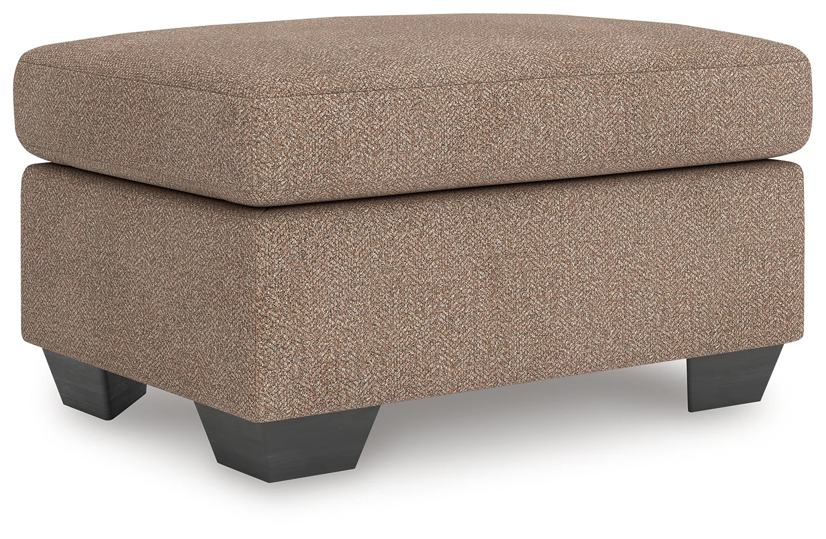 Triston-Peaks Suede Chenille Ottoman - Image 1