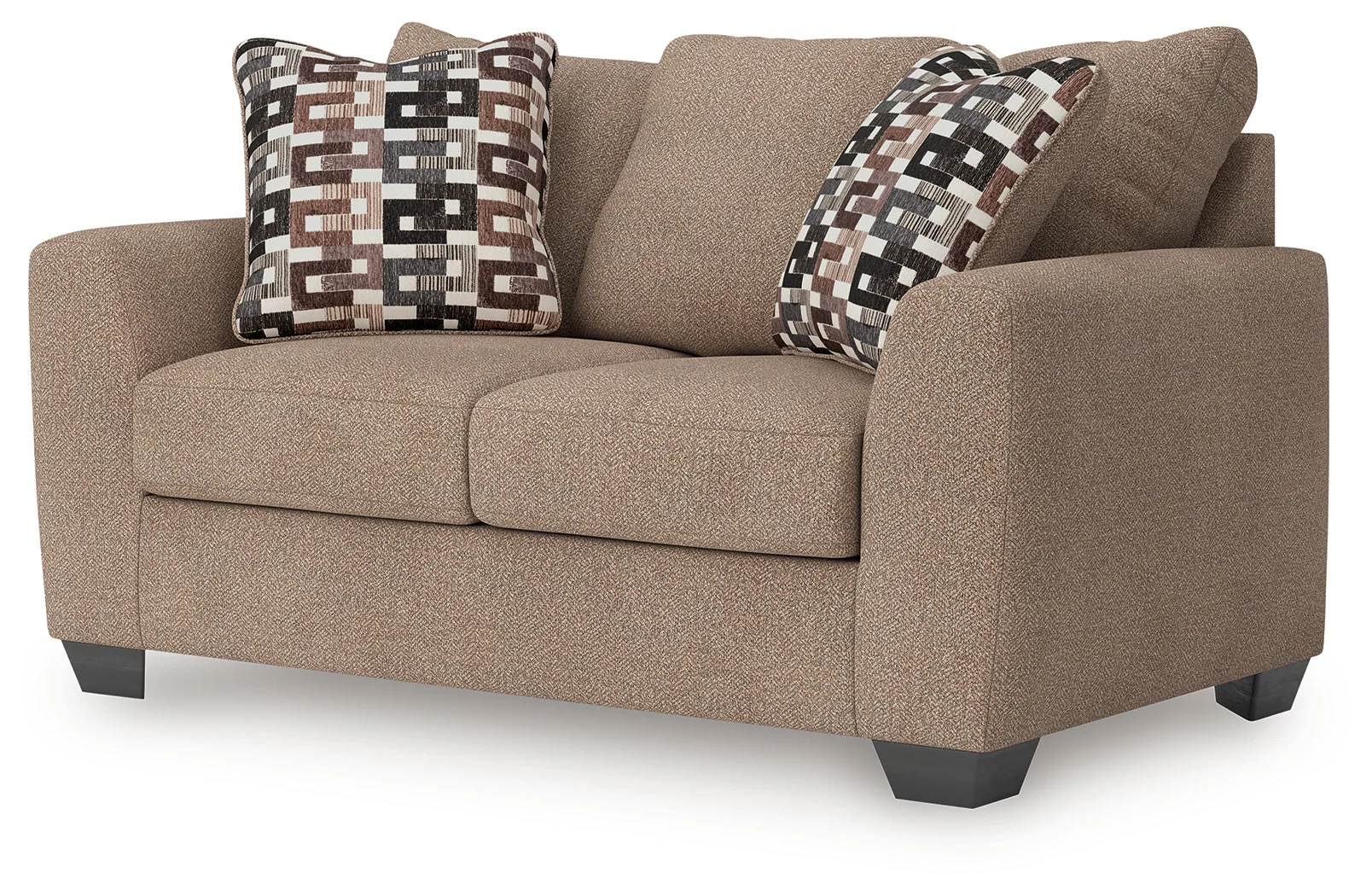 Triston-Peaks Suede Chenille Loveseat - Image 2