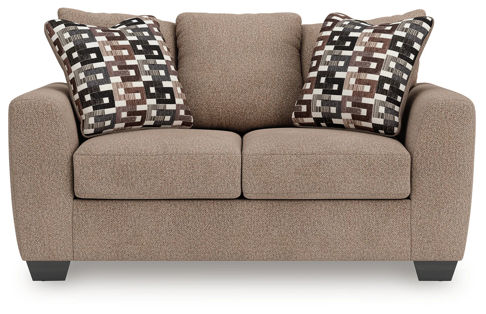 Triston-Peaks Suede Chenille Loveseat - Image 3