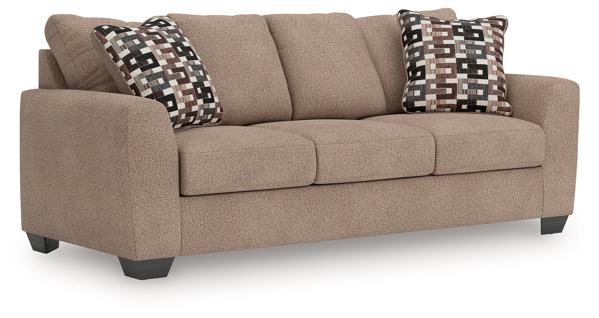 Triston-Peaks Suede Chenille Sofa - Image 1