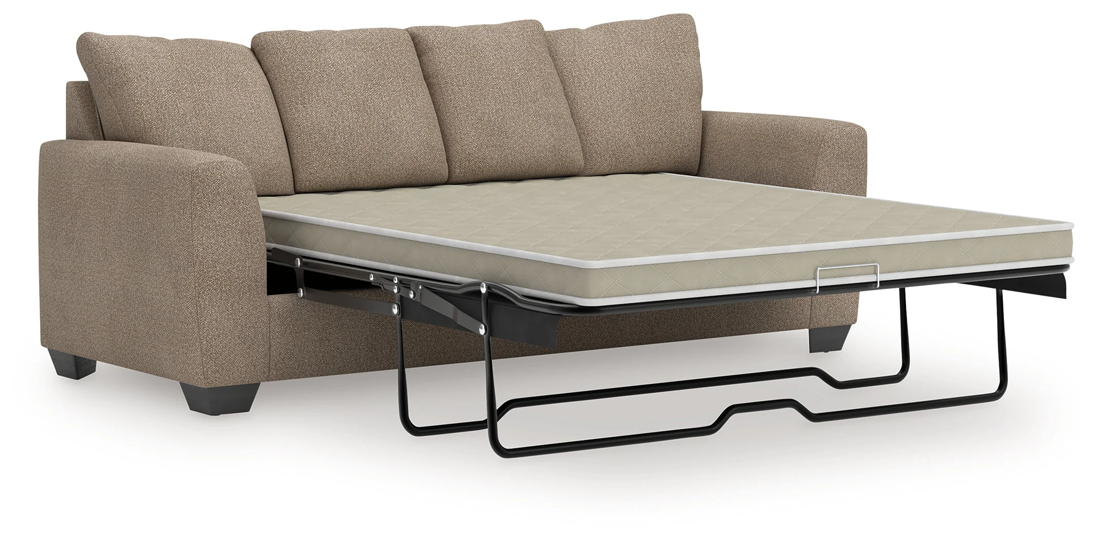 Triston-Peaks Suede Chenille Queen Sofa Sleeper - Image 3