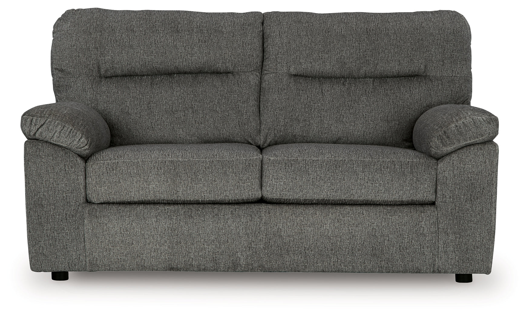 Bindura Mineral Velvet Loveseat - Image 2