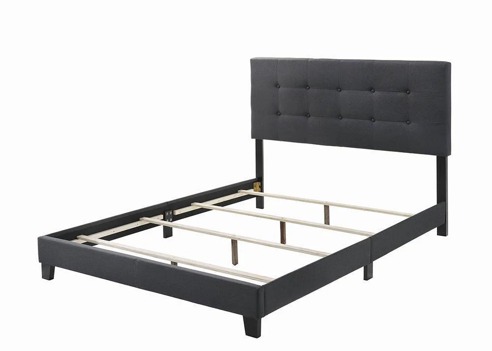 Mapes Upholstered Tufted Full Bed Charcoal - Image 3