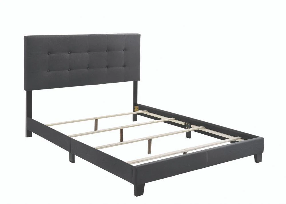 Mapes Tufted Upholstered Queen Bed Charcoal - Image 3