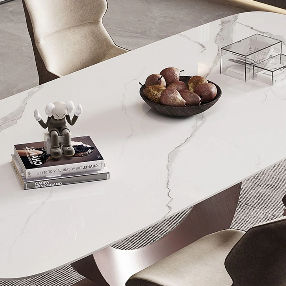 Tommy 71" White Top Dining Table - Image 2
