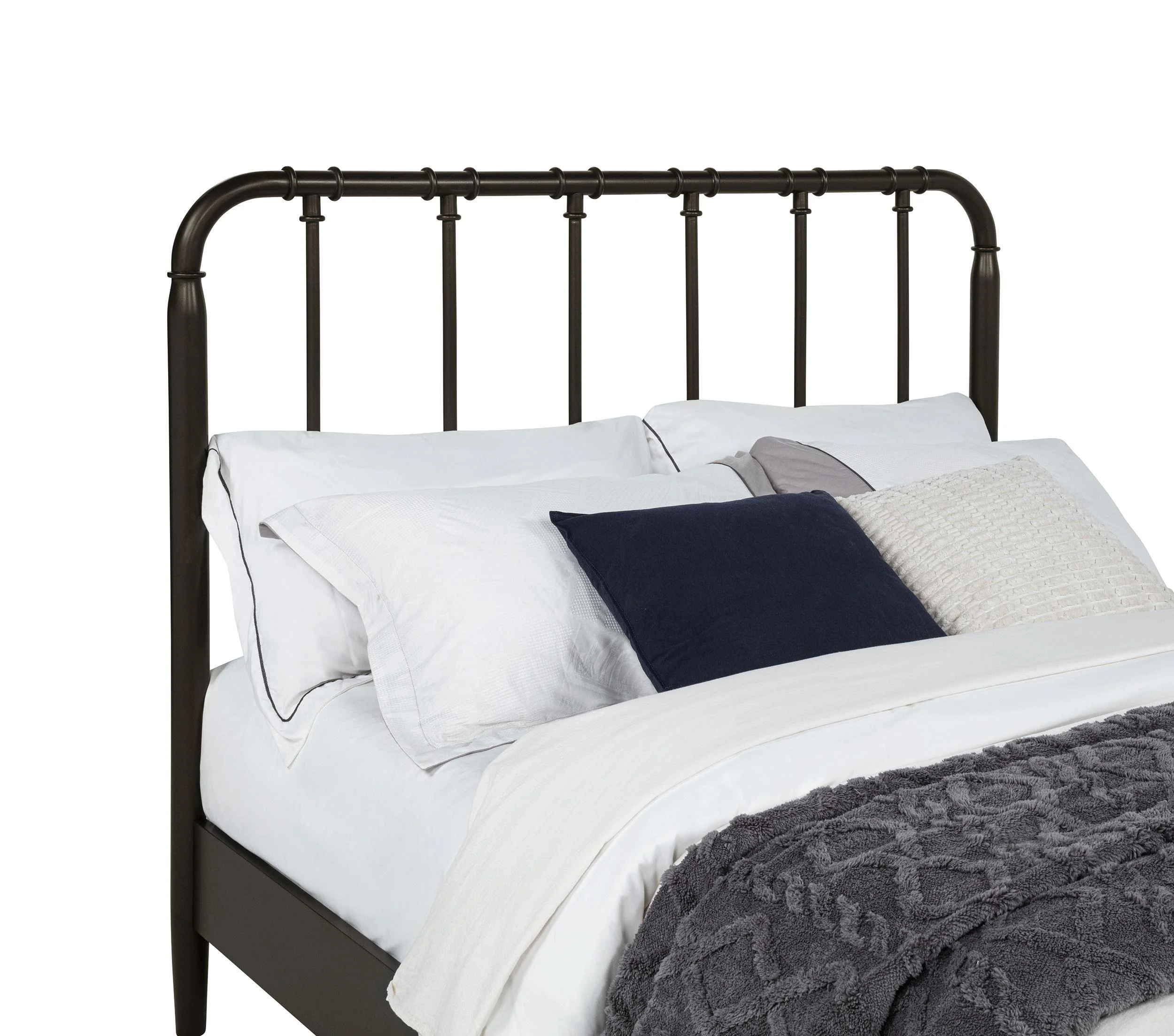 Rocco All Wood Water Pipe Open Frame Full Bed Dark Bronze - Image 3