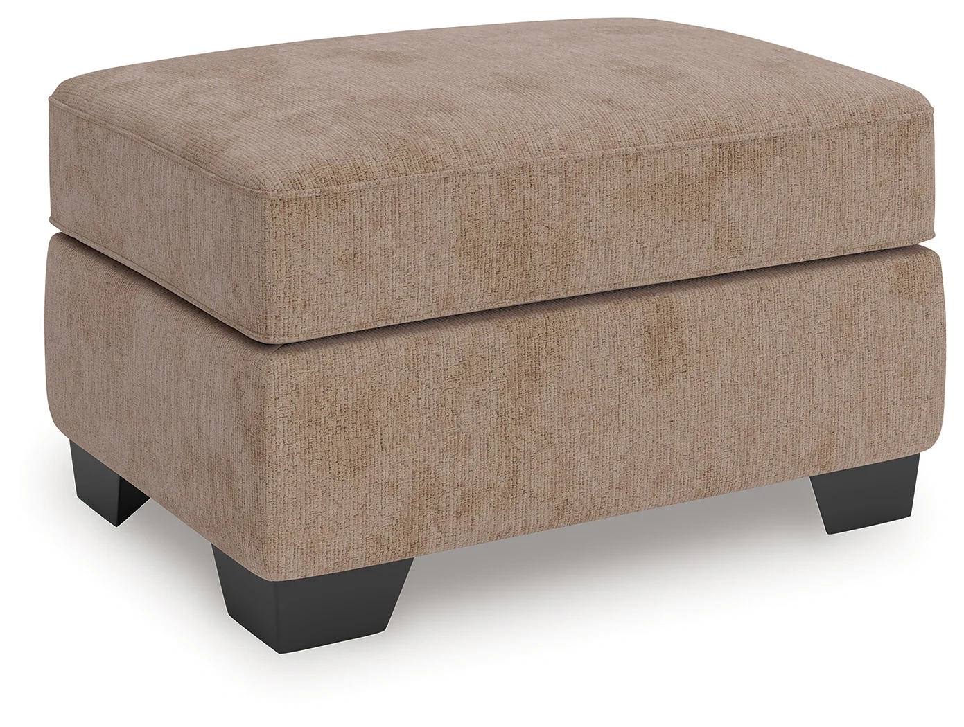 Olten Mocha Chenille Ottoman - Image 2