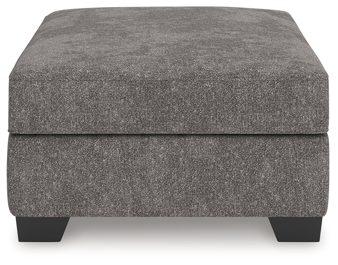Olten Graphite Chenille Oversized Accent Ottoman - Image 3