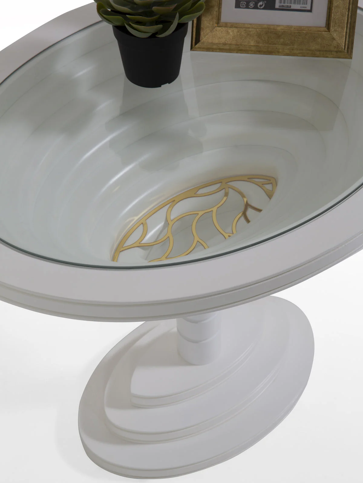 Tina White End Table - Image 3