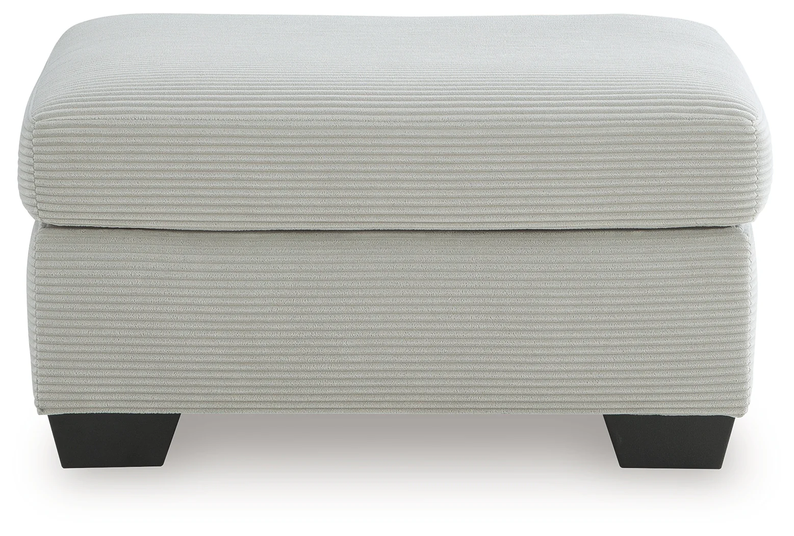 Greenbriar Smoke Velvet Ottoman - Image 3