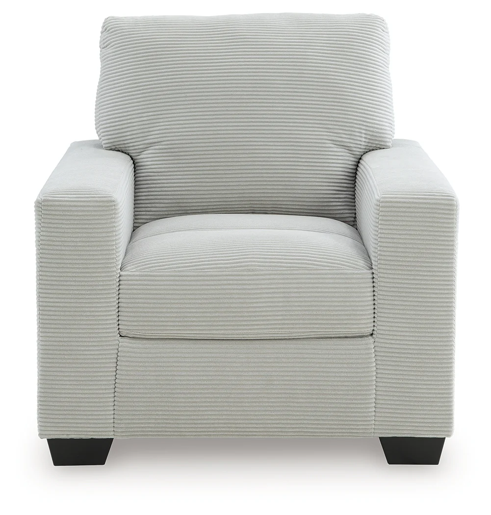 Greenbriar Smoke Velvet Chair - Image 3