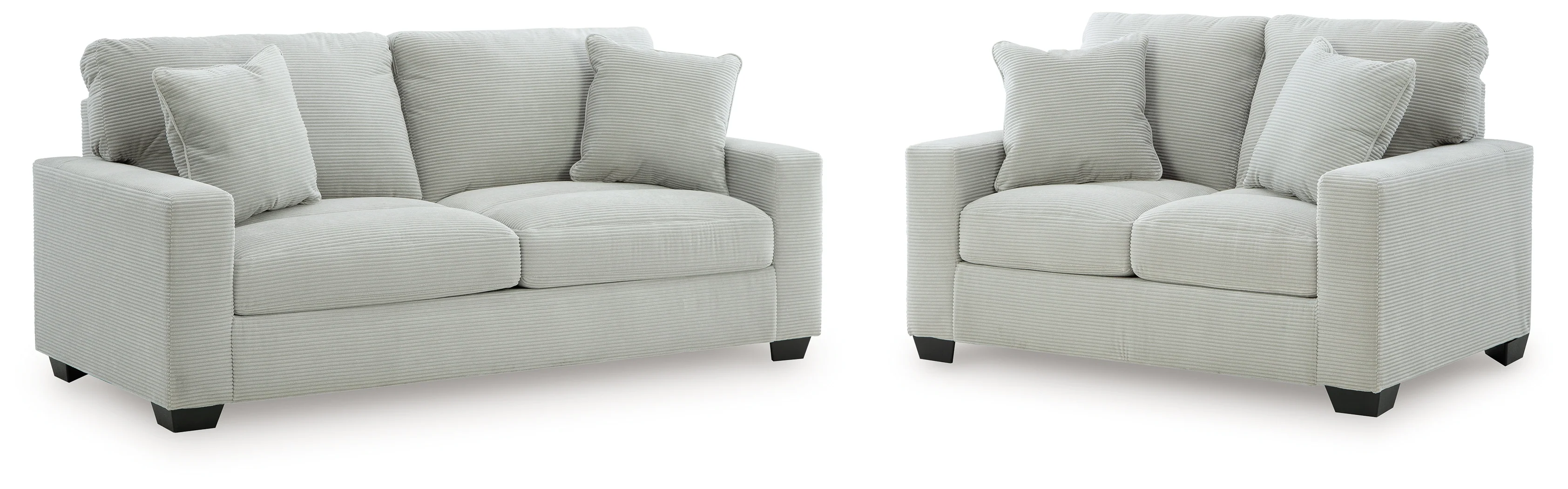 Greenbriar Smoke Sofa and Loveseat - Image 2