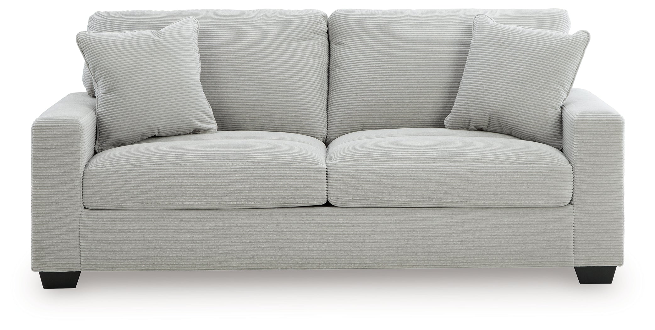 Greenbriar Smoke Velvet Sofa - Image 3