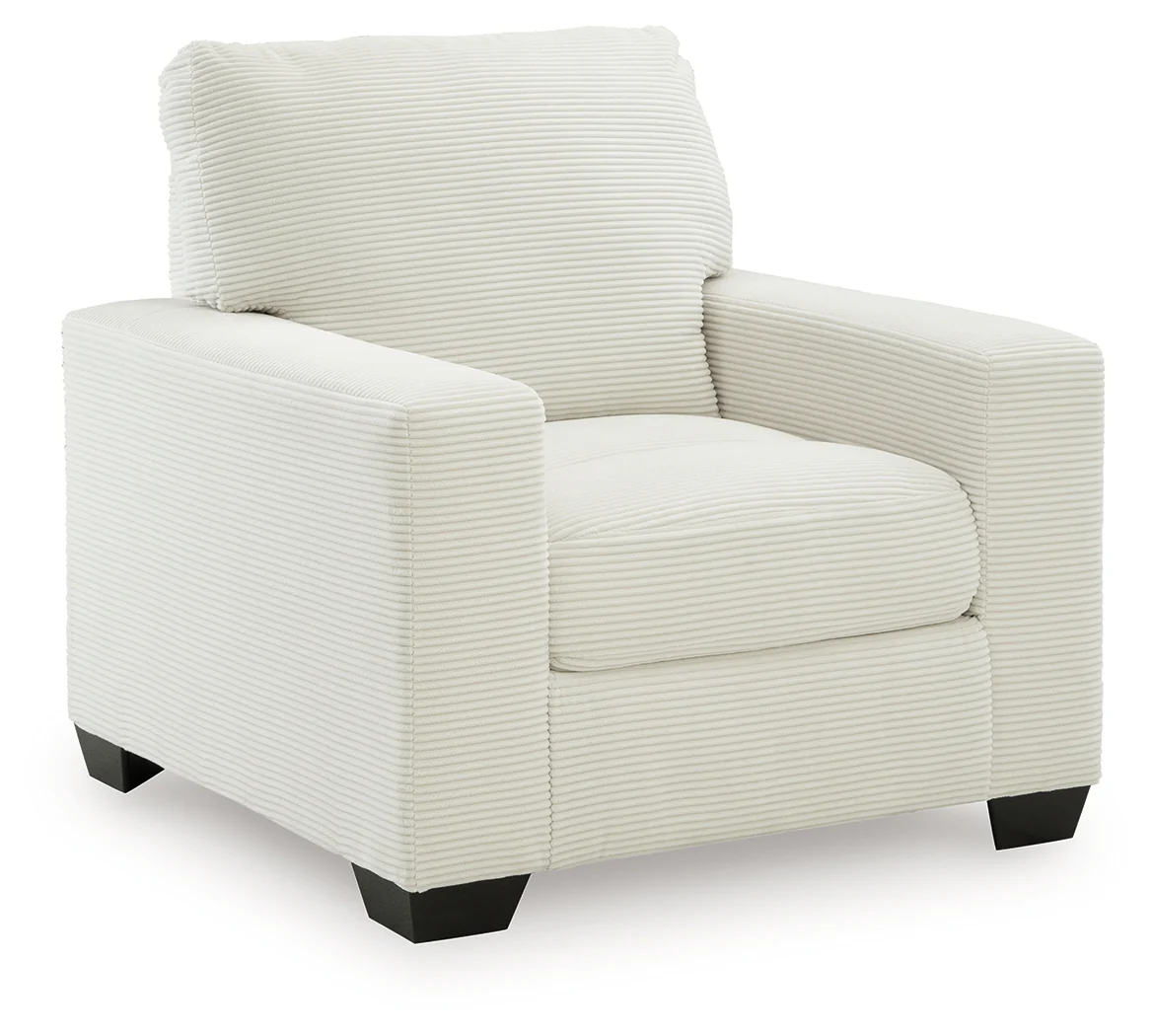 Greenbriar Ivory Velvet Chair - Image 2