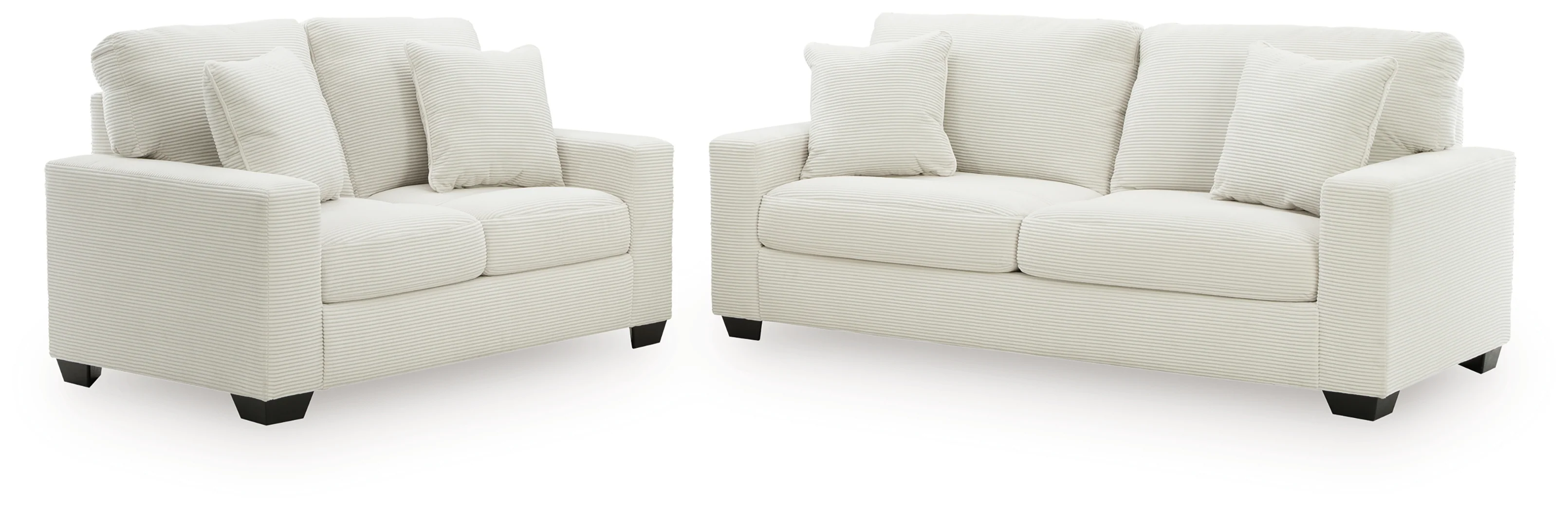 Greenbriar Ivory Sofa and Loveseat - Image 2