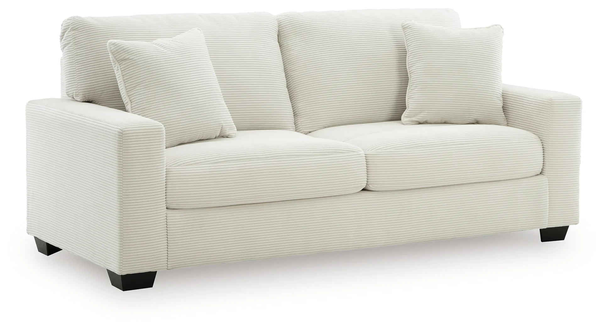 Greenbriar Ivory Velvet Sofa - Image 2