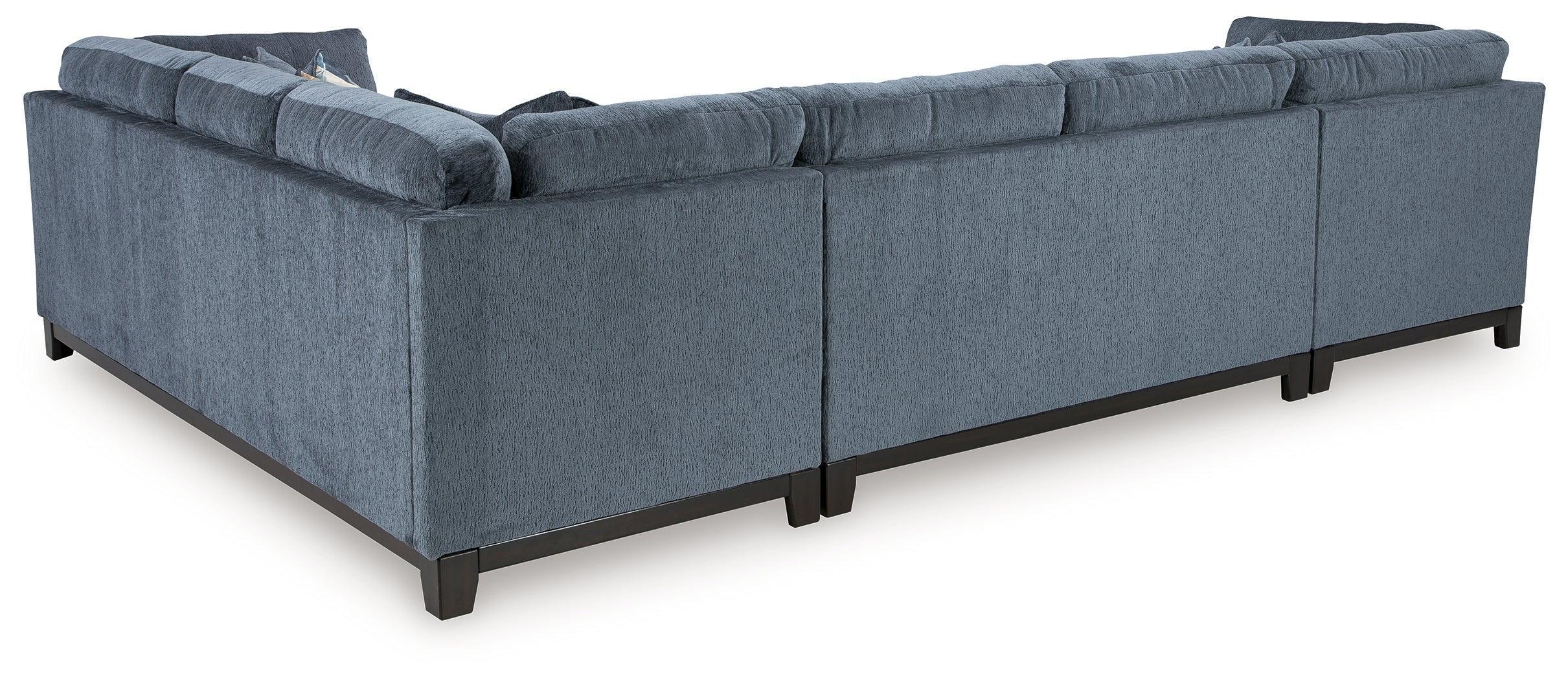 Maxon Place Navy 3-Piece Sectional With Chaise - Image 3