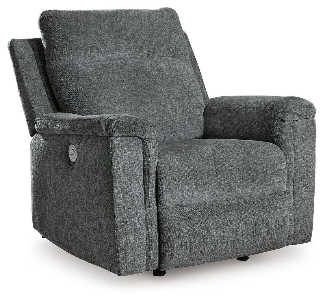 Barnsana Gravel Chenille Power Recliner - Image 2
