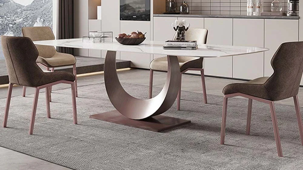 Tommy 71" White Top Dining Table - Image 1