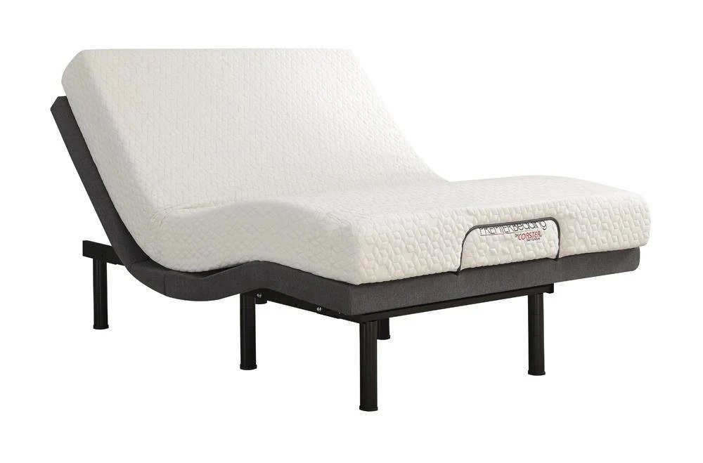 Negan Queen Adjustable Bed Base Gray Black - Image 2
