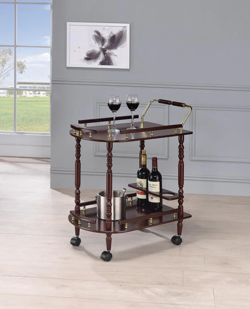 Merlot Brash Serving Cart