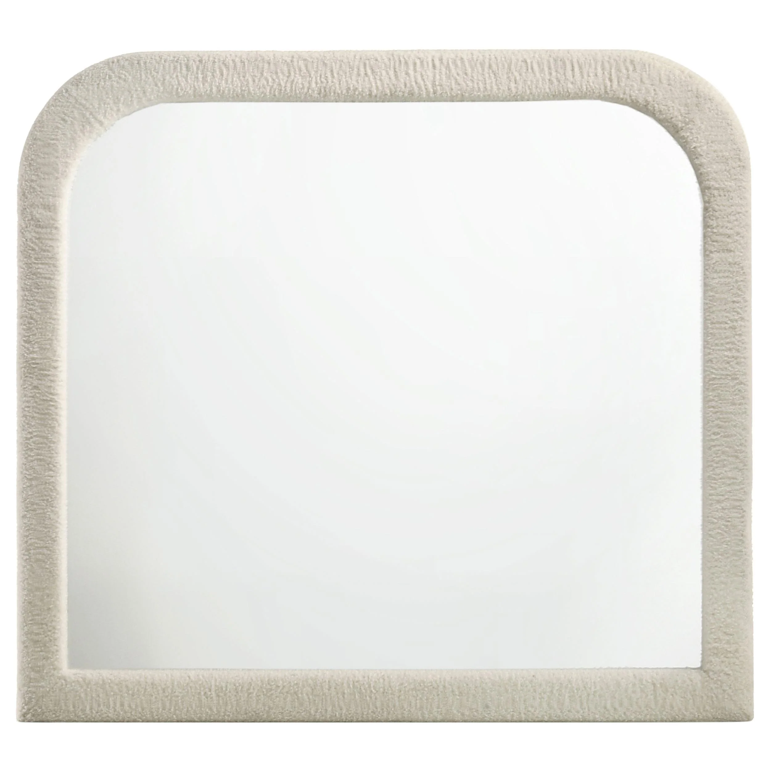 Sonya Upholstered Bedroom Dresser Mirror Ivory - Image 3