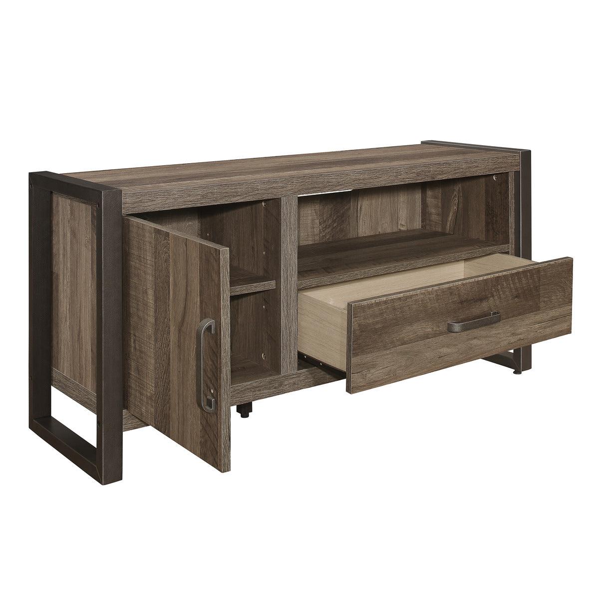 Dogue Brown Gunmetal 51" TV Stand - Image 3