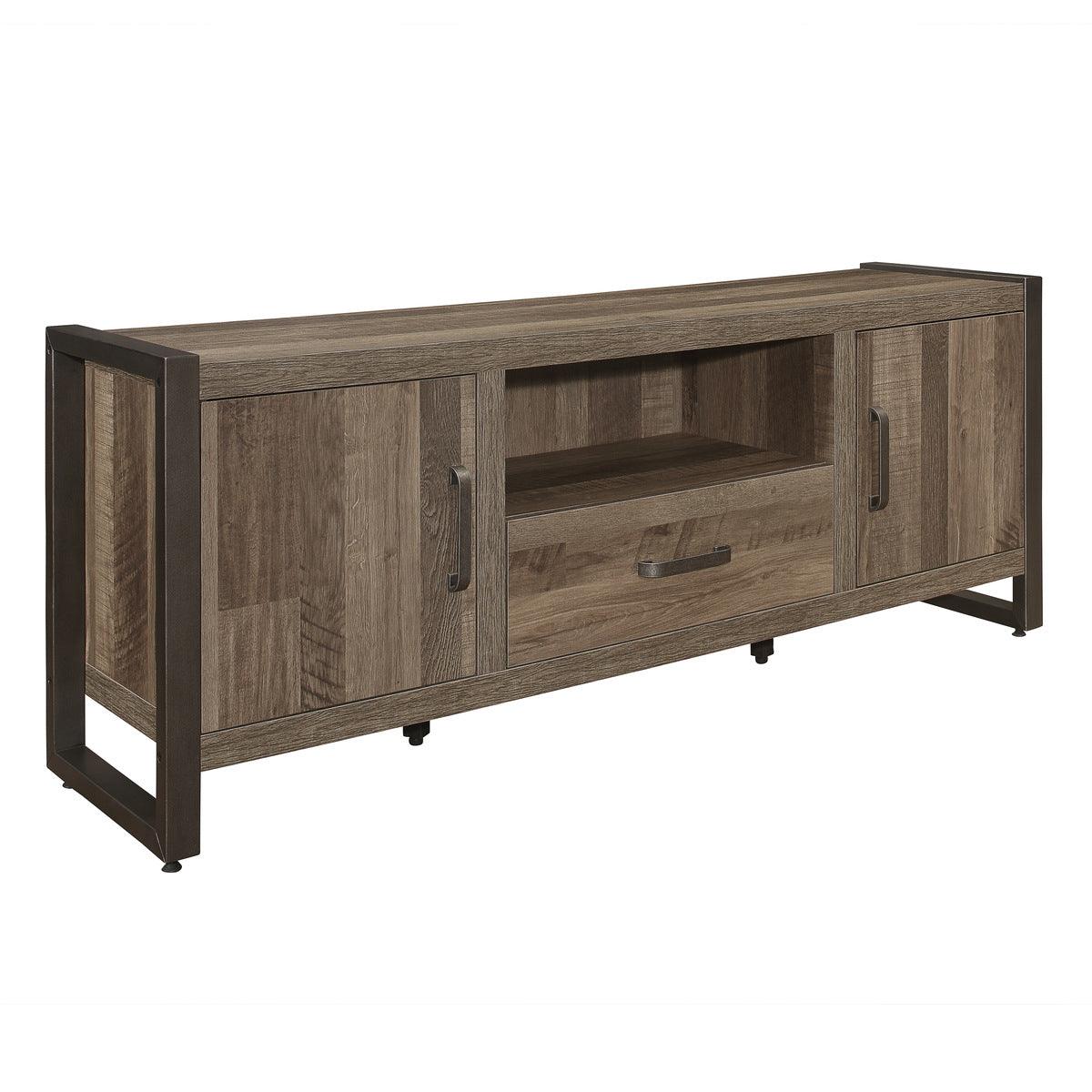 Dogue Brown Gunmetal 63" TV Stand - Image 2