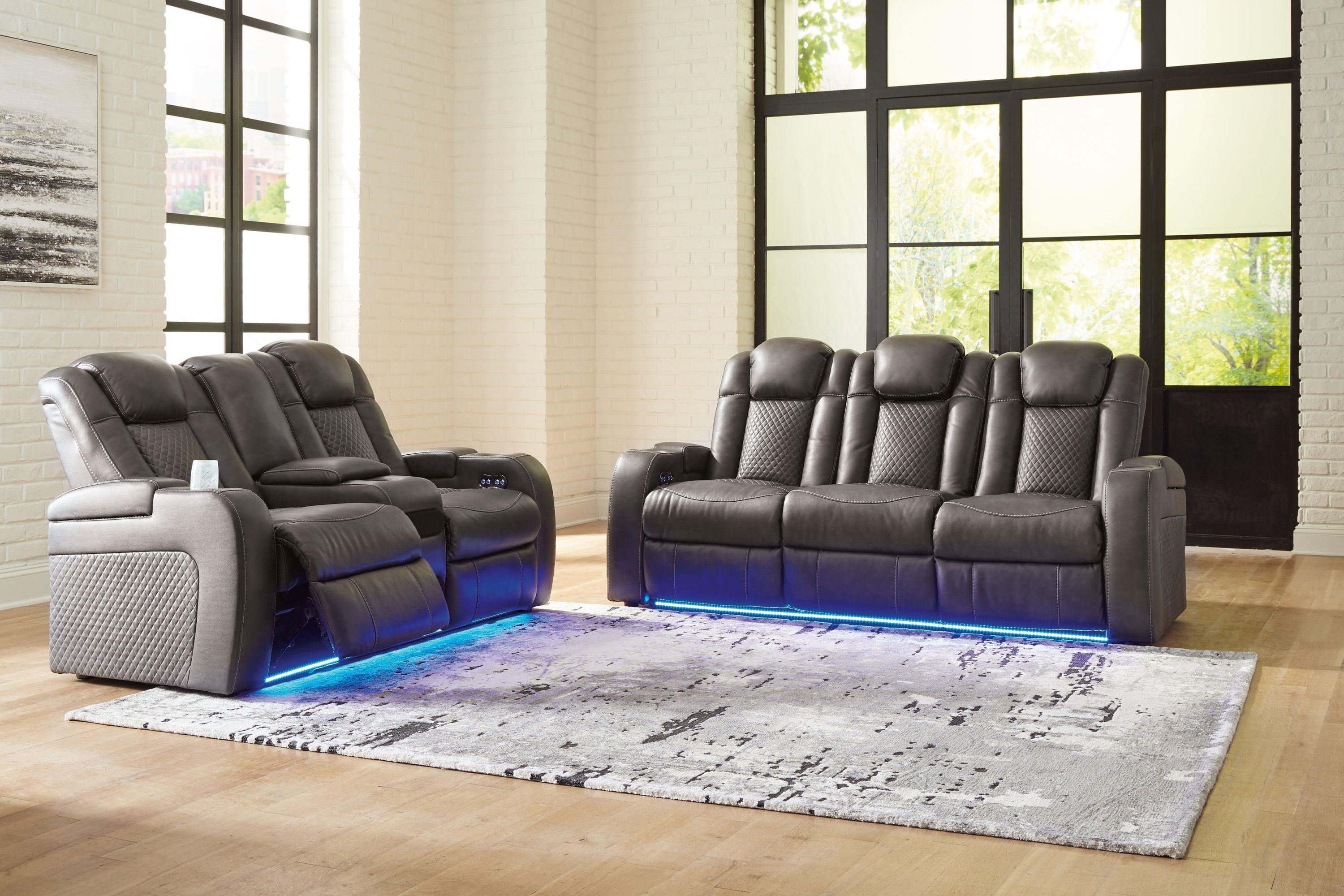 Fyne-dyme Shadow Sofa And Loveseat - Image 2