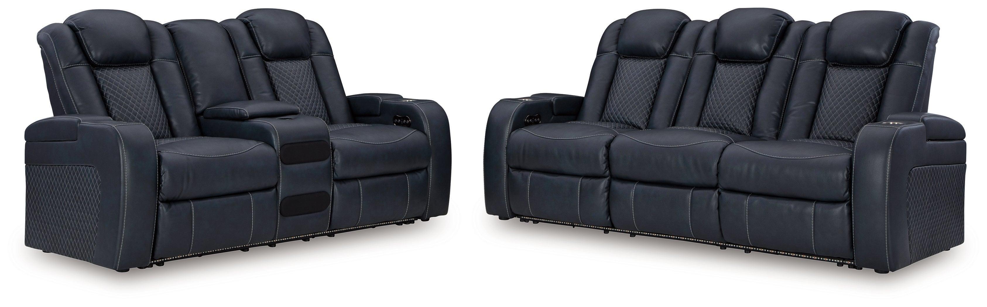 Fyne-dyme Sapphire Sofa And Loveseat - Image 3