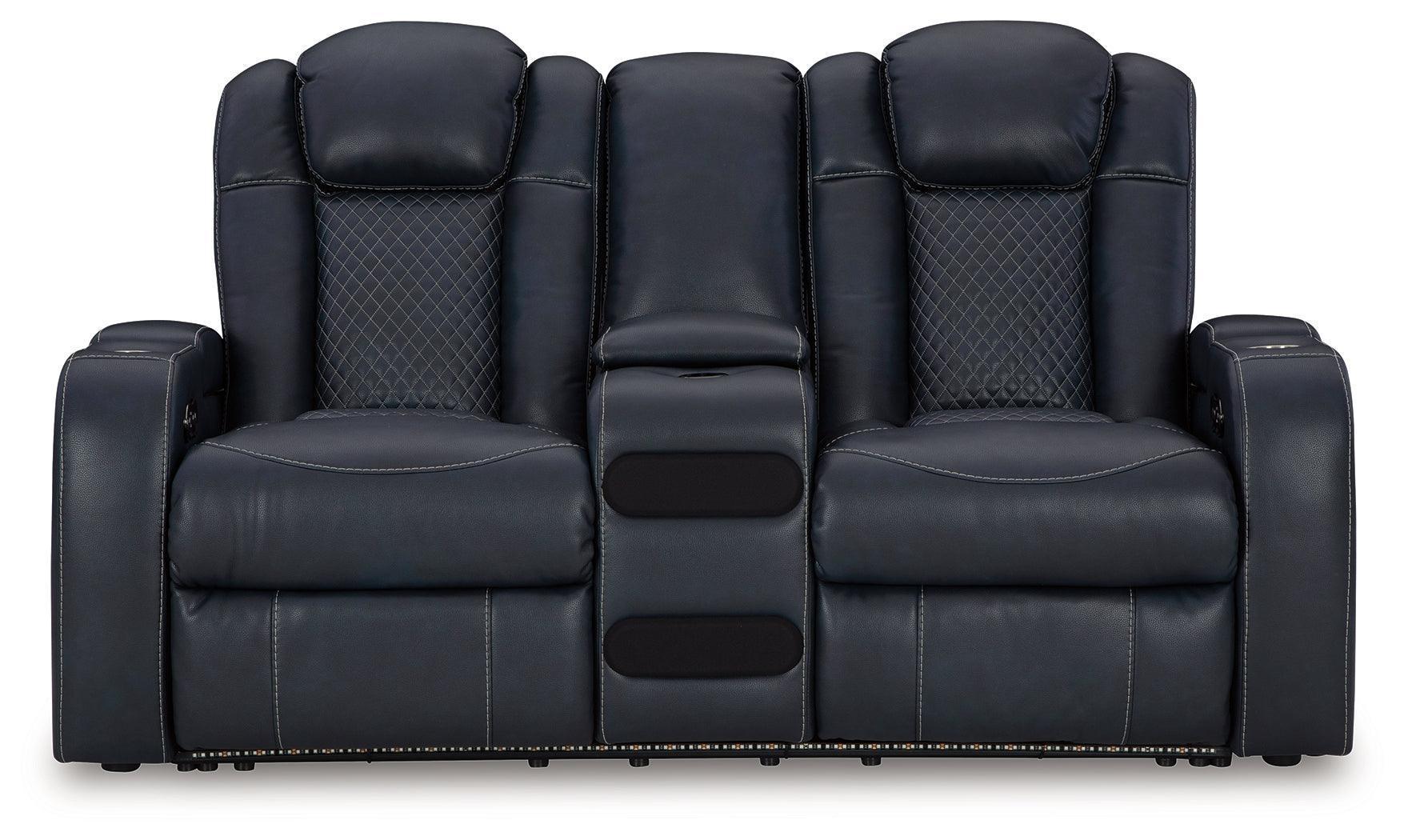 Fyne-Dyme Sapphire Sofa, Loveseat and Recliner - Image 3